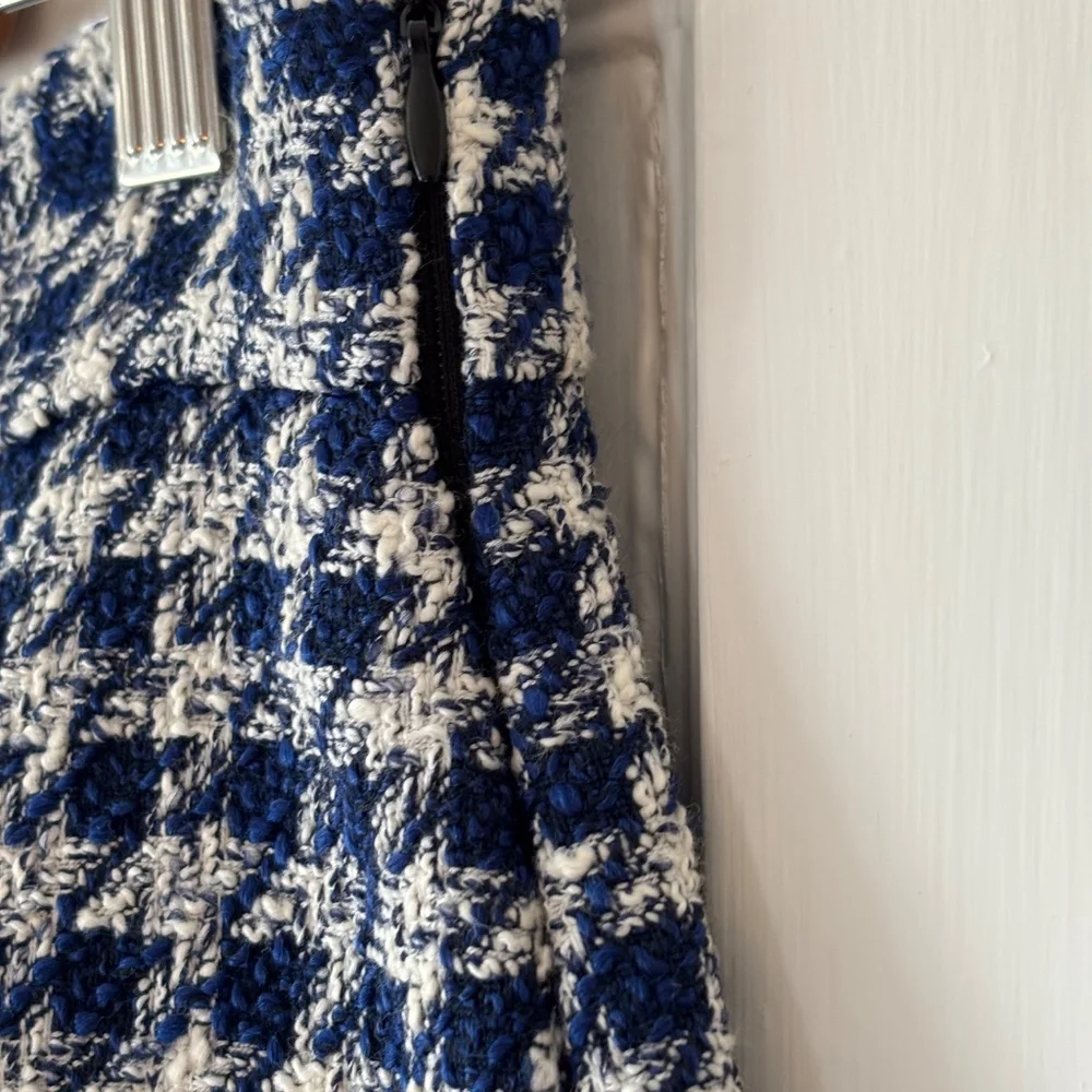 Zara Tweed Wide Leg Crop Sailor Pants - Picture 4 of 7